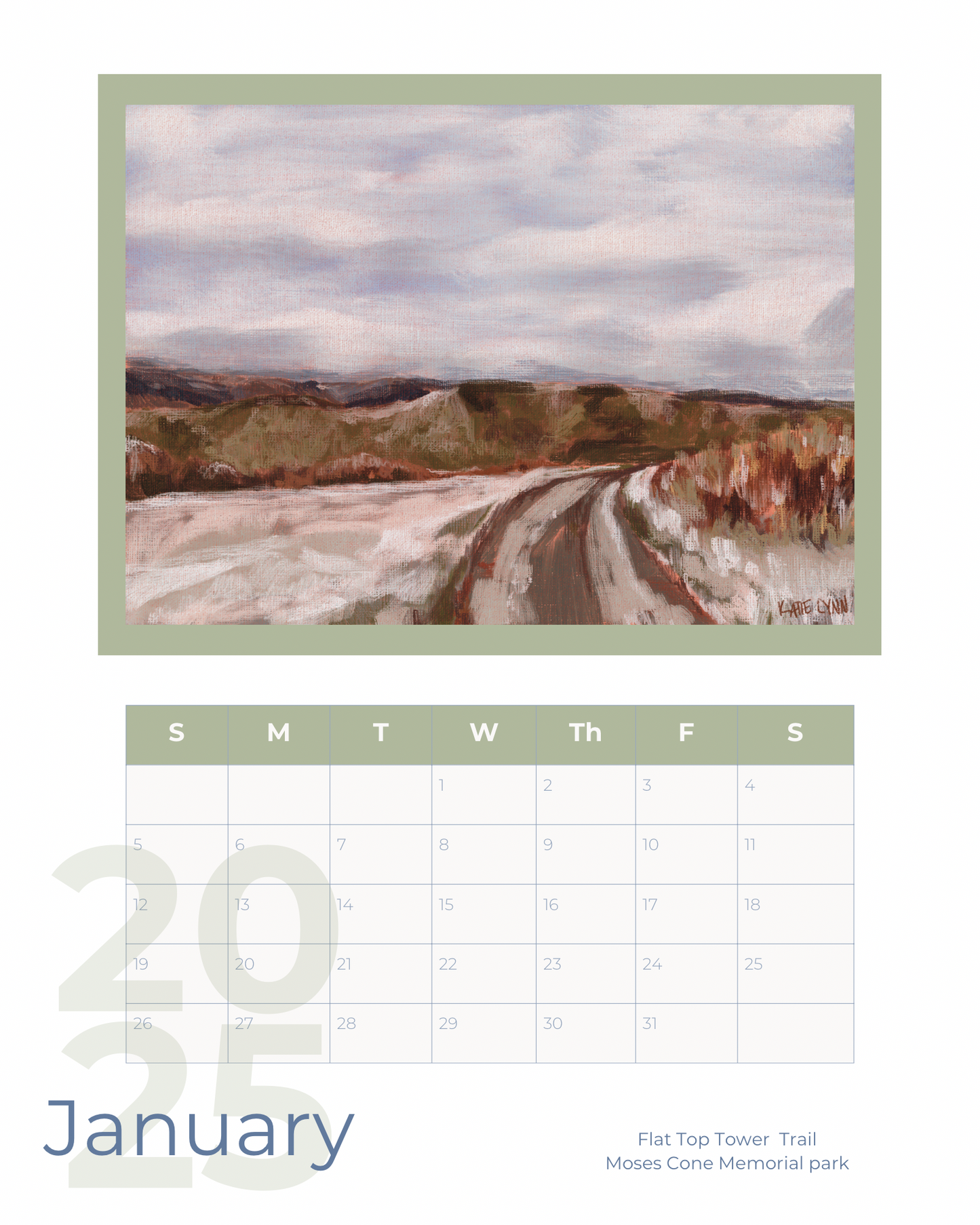 WNC Desk Calendar (preorder)