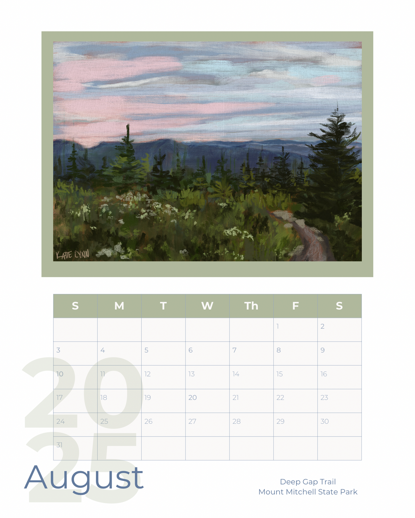 WNC Desk Calendar (preorder)