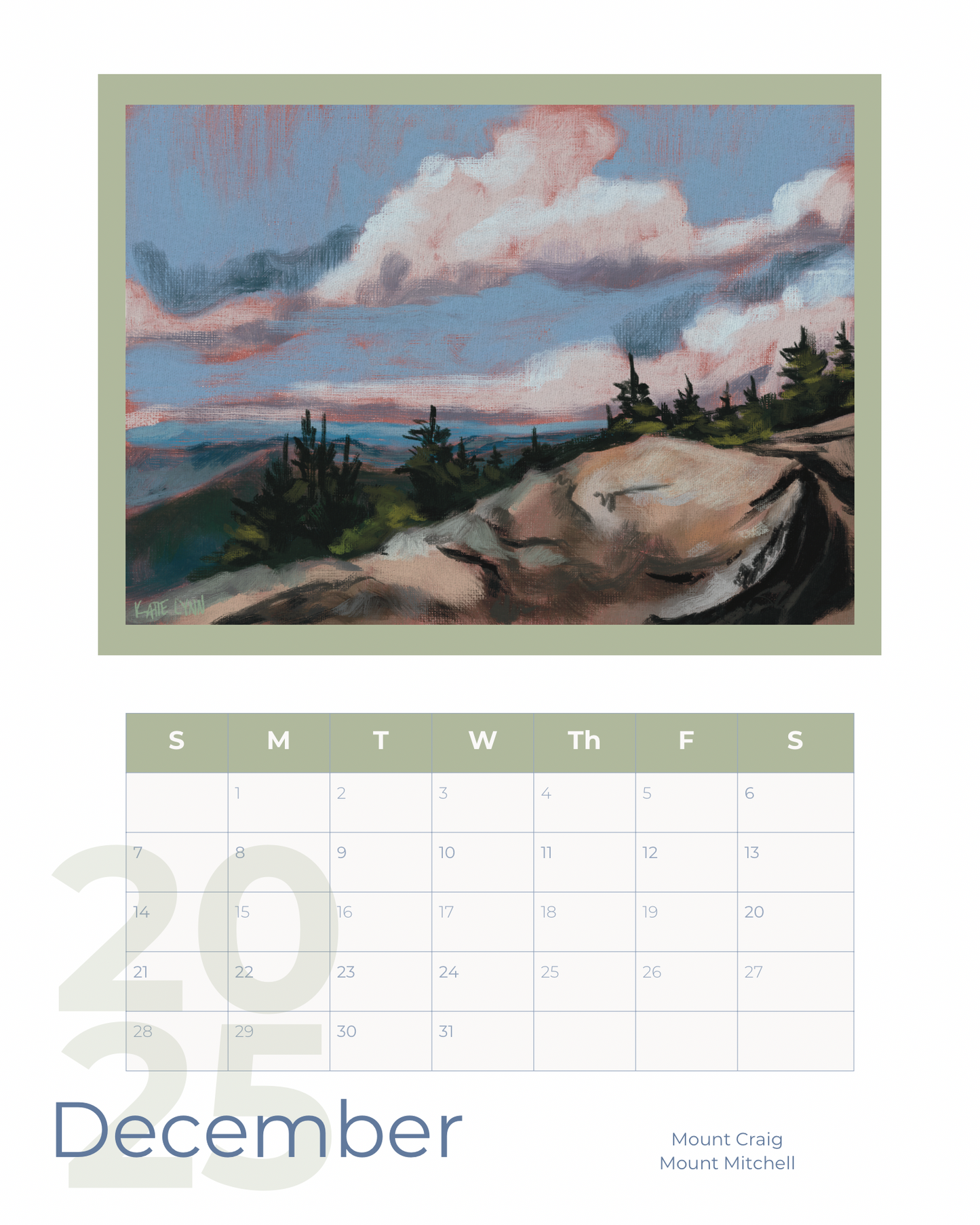 WNC Desk Calendar (preorder)