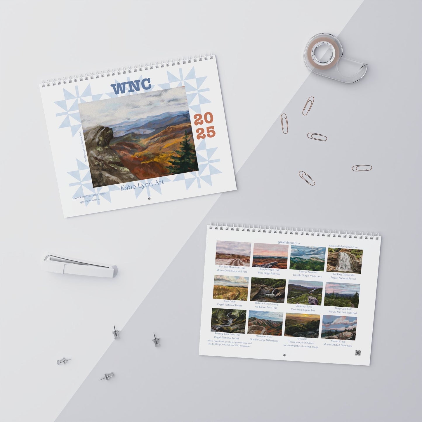 WNC 2025 Calendar— Spiral Bound